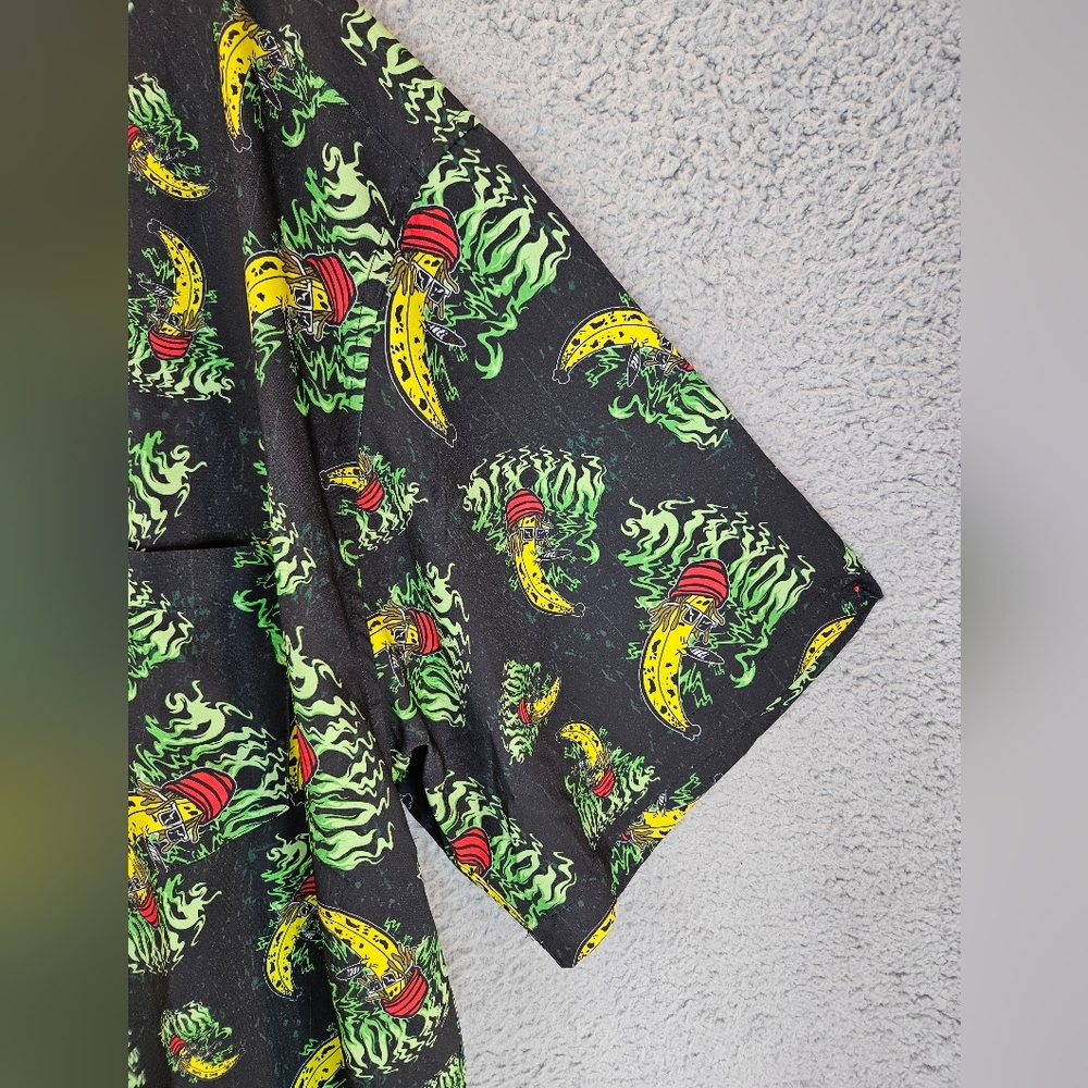 Fortunate Youth By Dixxon Mens Party Shirt Sz 4XL regae Banana Spring Summer - Picture 7 of 16